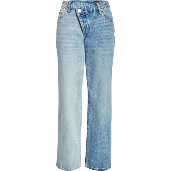 Blank NYC Overlap Baxter Ribcage Straight Jeans Two Tone - Picture 4 of 13